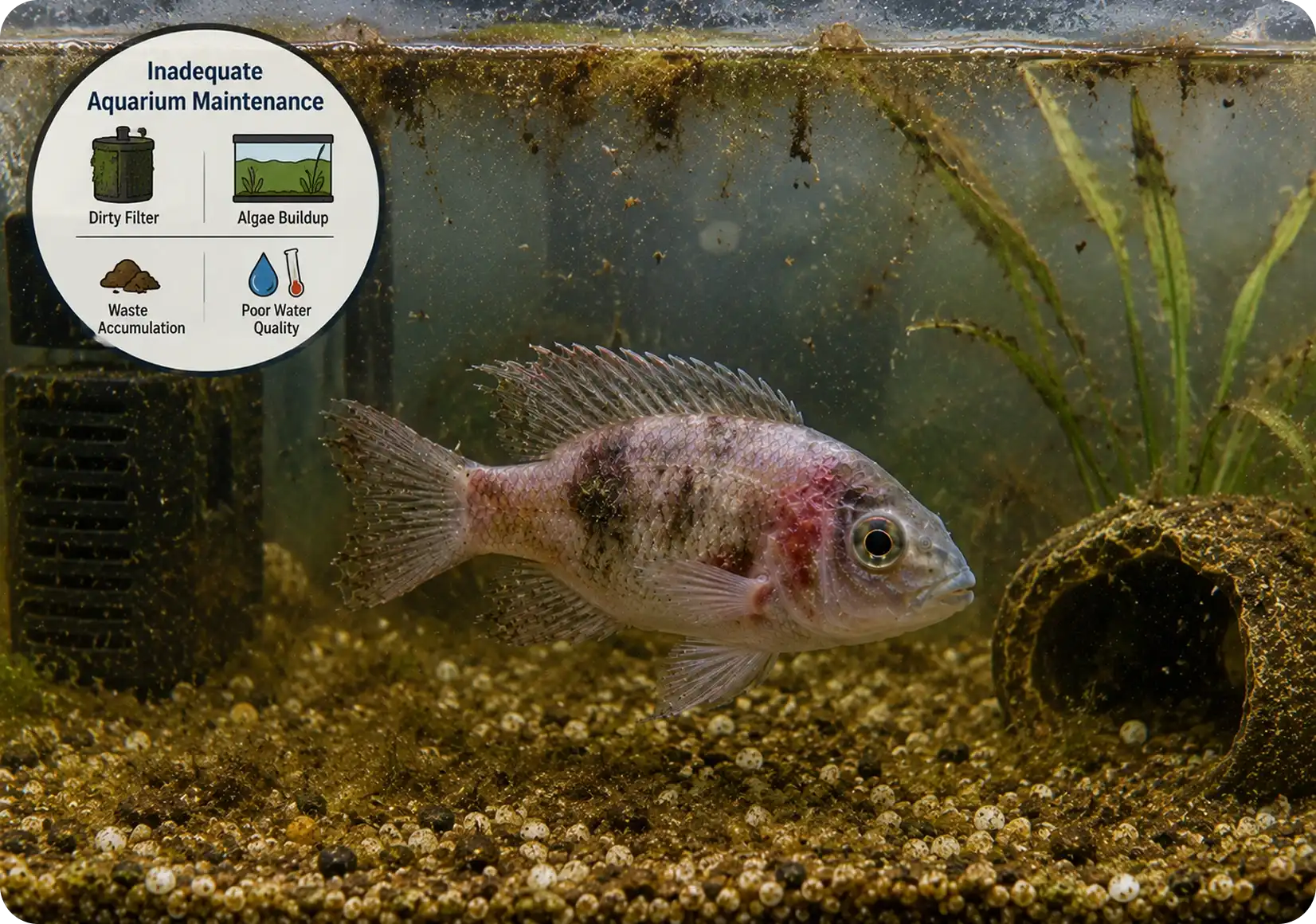 Inadequate Aquarium Maintenance